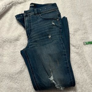 Express High rise skinny jeans